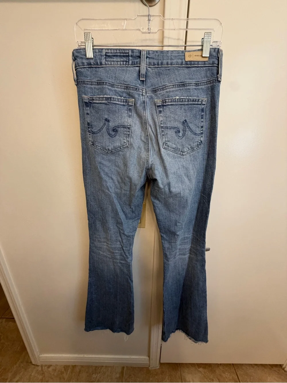 AG Adriano Goldschmied Farrah Bootcut Raw Hem Jeans Women’s 27x32